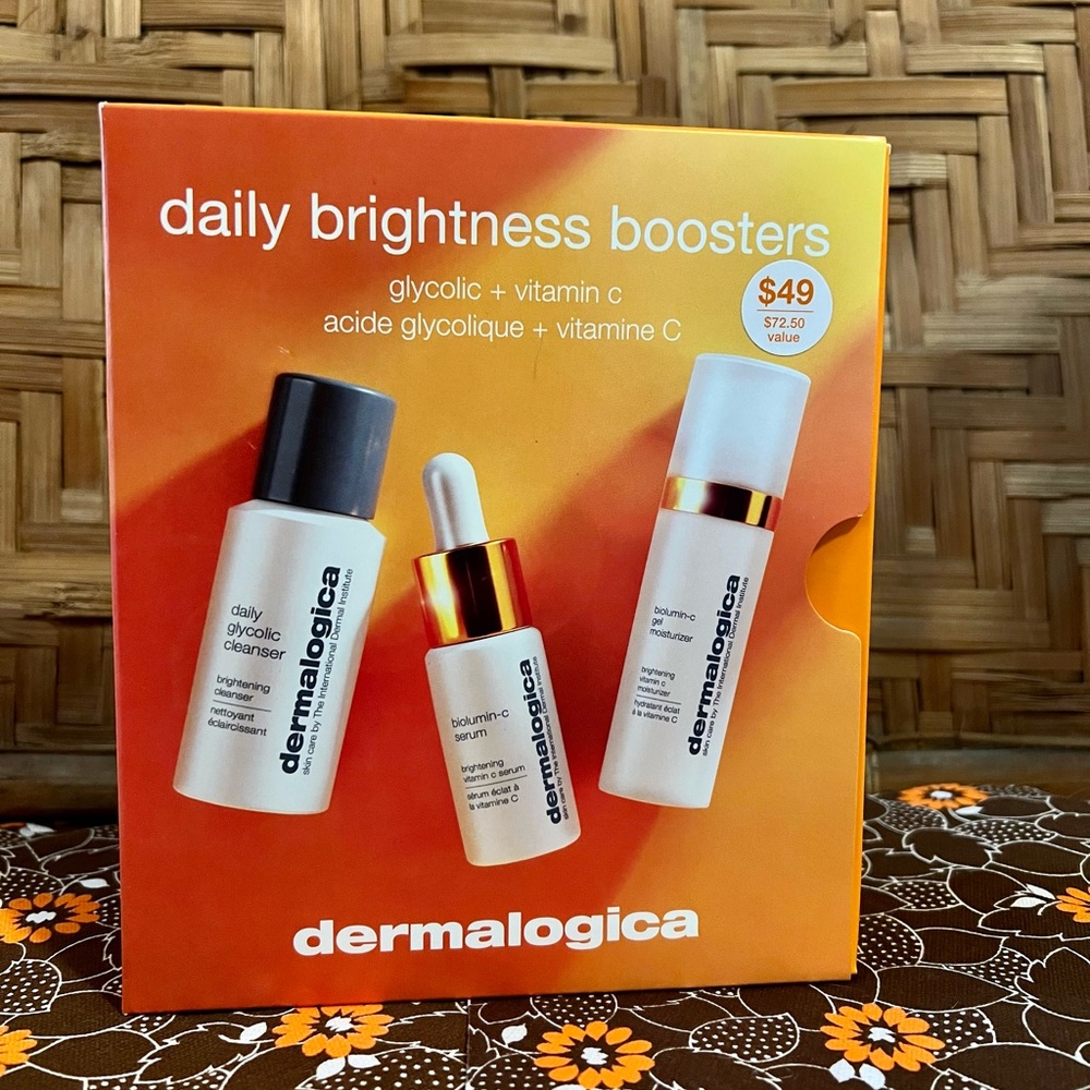 Dermalogica daily brightness boosters kit - New in box unused + FREE GIFT